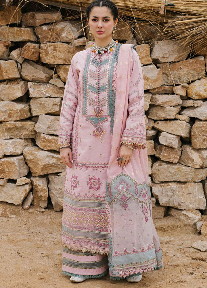 Marahil By Qalamkar Embroidered Lawn Suits Unstitched 3 Piece QLM22M SS-13 Saaj - Luxury Collection