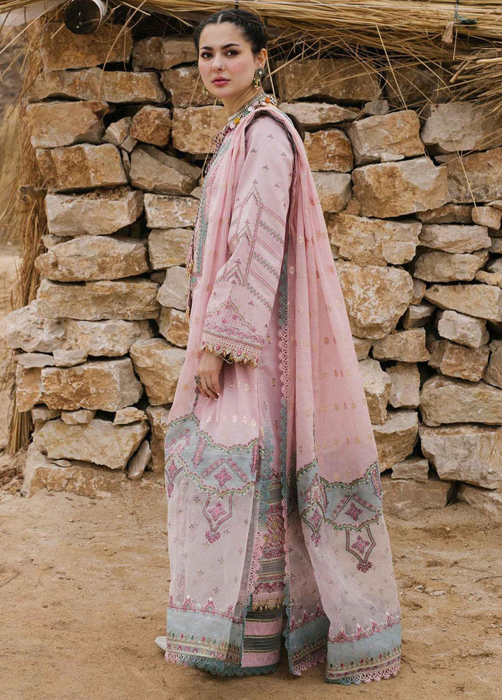 Marahil By Qalamkar Embroidered Lawn Suits Unstitched 3 Piece QLM22M SS-13 Saaj - Luxury Collection