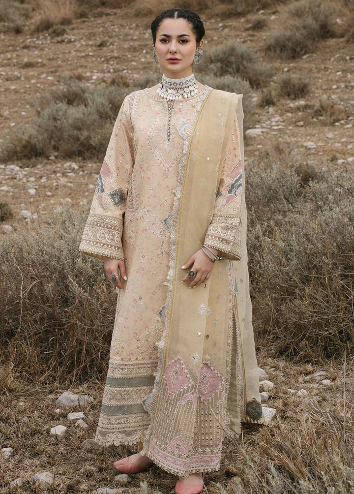 Marahil By Qalamkar Embroidered Lawn Suits Unstitched 3 Piece QLM22M SS-14 Sehrab - Luxury Collection