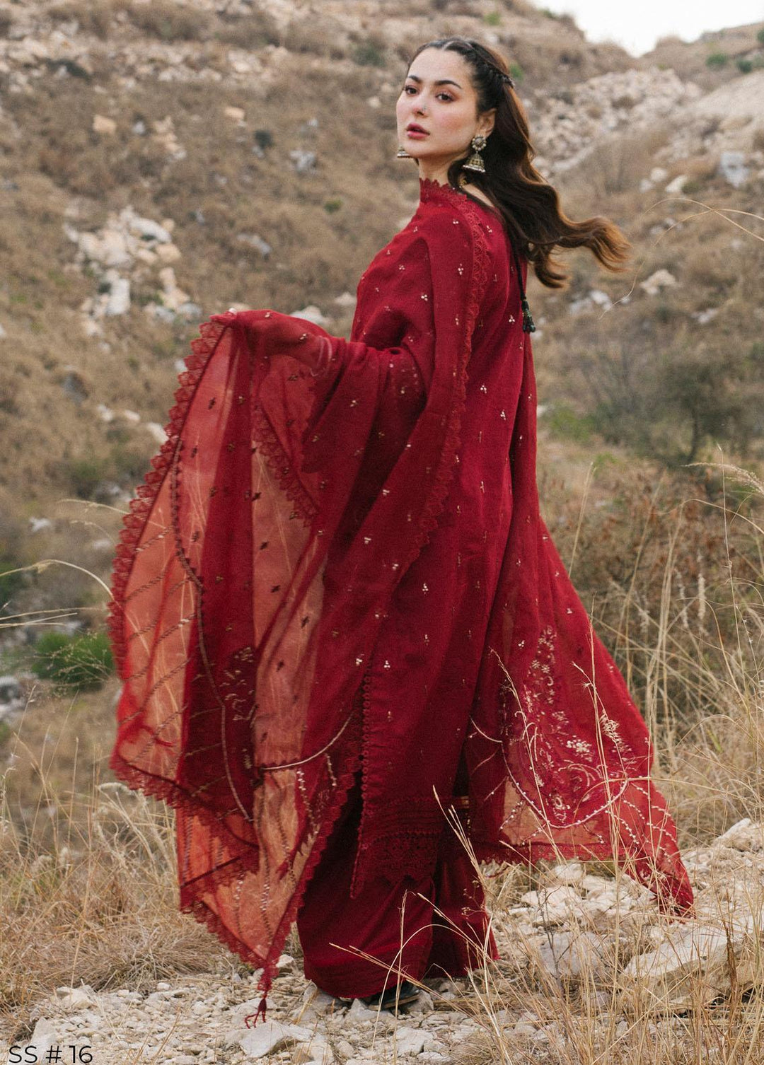 Marahil By Qalamkar Embroidered Lawn Suits Unstitched 3 Piece QLM22M SS-16 Kanz - Luxury Collection