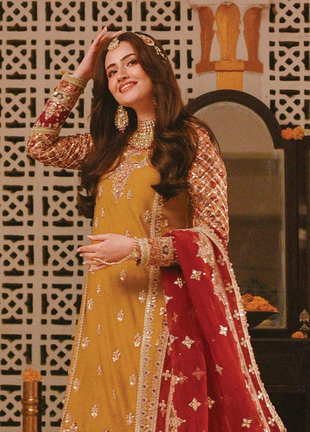 Mastani By Qalamkar Embroidered  Suits Unstitched 3 Piece QLM23M MT-02 Inaya - Luxury Formal Collection