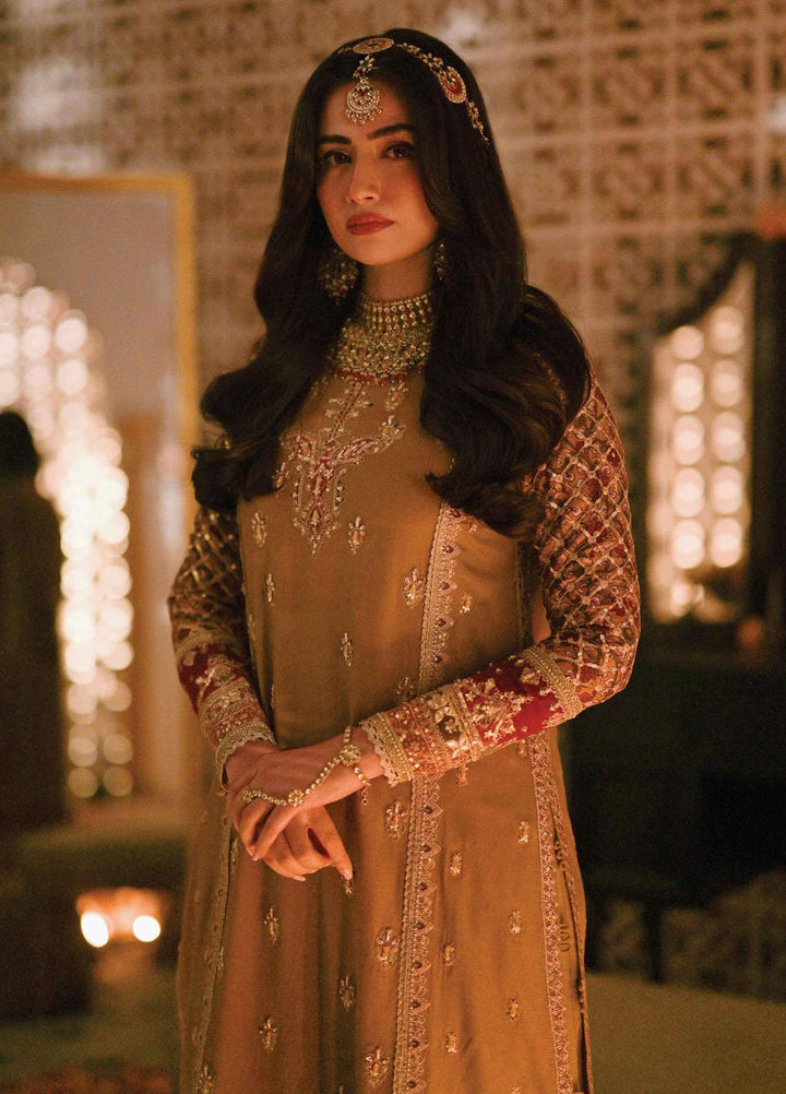 Mastani By Qalamkar Embroidered  Suits Unstitched 3 Piece QLM23M MT-02 Inaya - Luxury Formal Collection