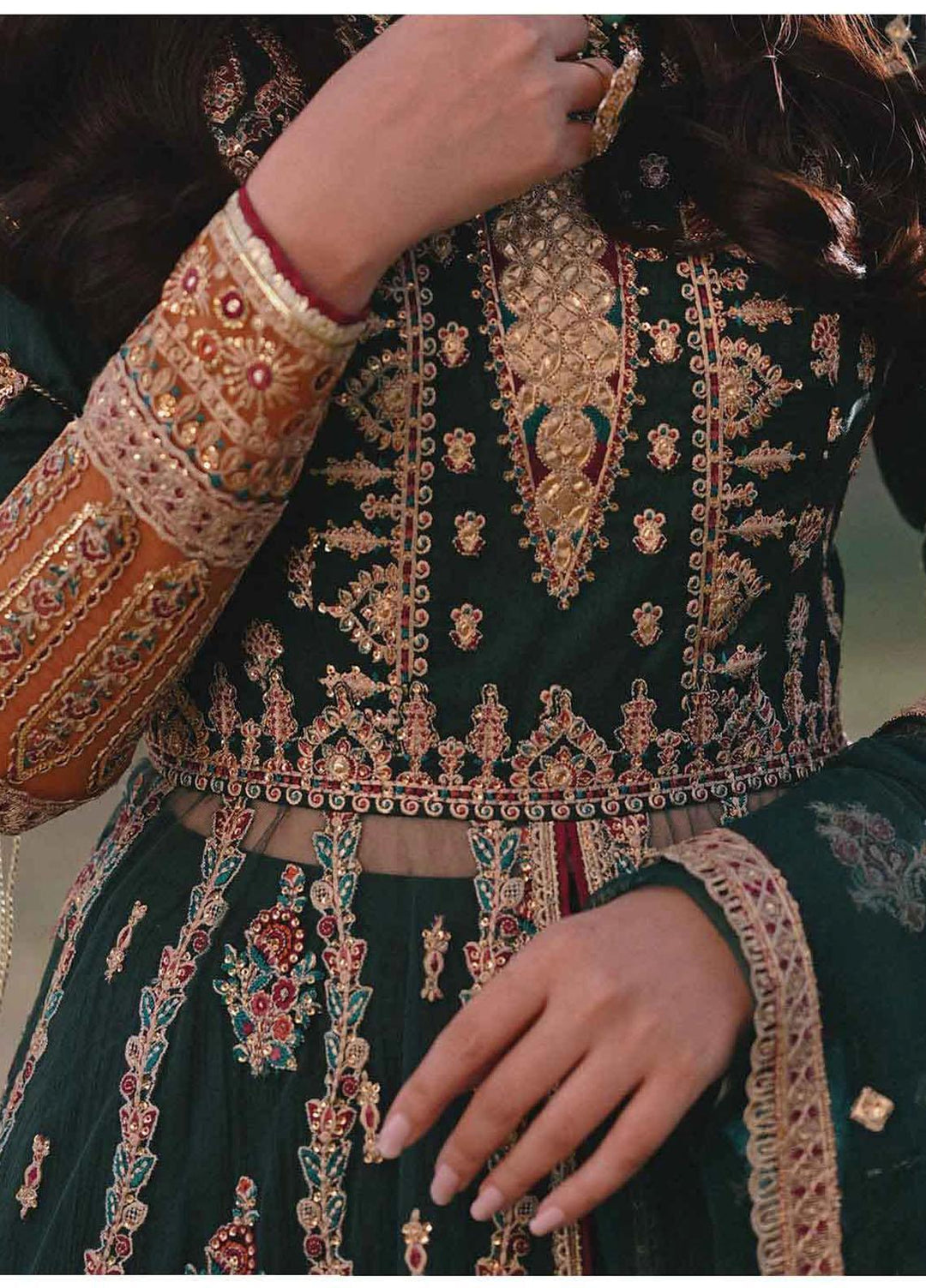 Mastani By Qalamkar Embroidered  Suits Unstitched 3 Piece QLM23M MT-03 Kiran - Luxury Formal Collection