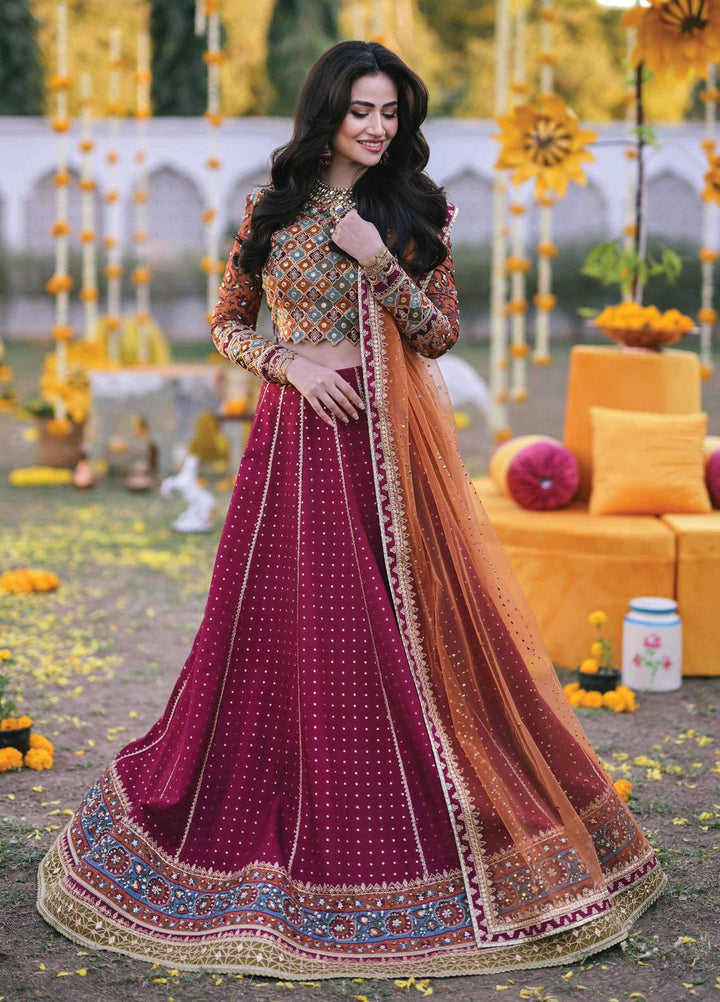 Mastani By Qalamkar Embroidered  Suits Unstitched 3 Piece QLM23M MT-06 Mahroze - Luxury Formal Collection