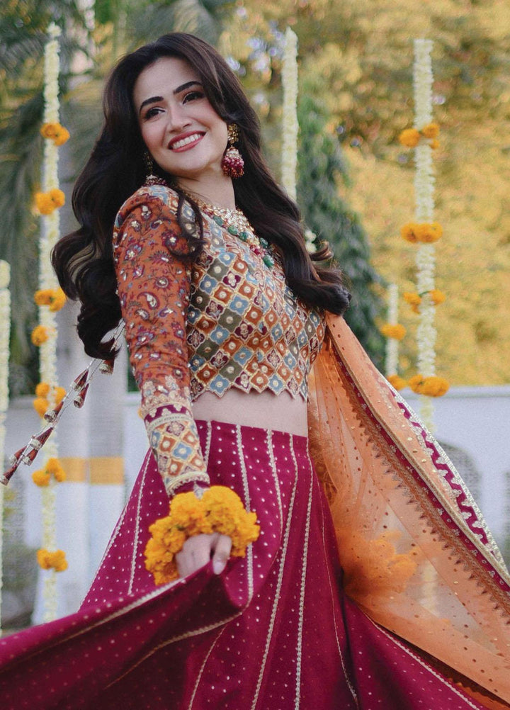 Mastani By Qalamkar Embroidered  Suits Unstitched 3 Piece QLM23M MT-06 Mahroze - Luxury Formal Collection