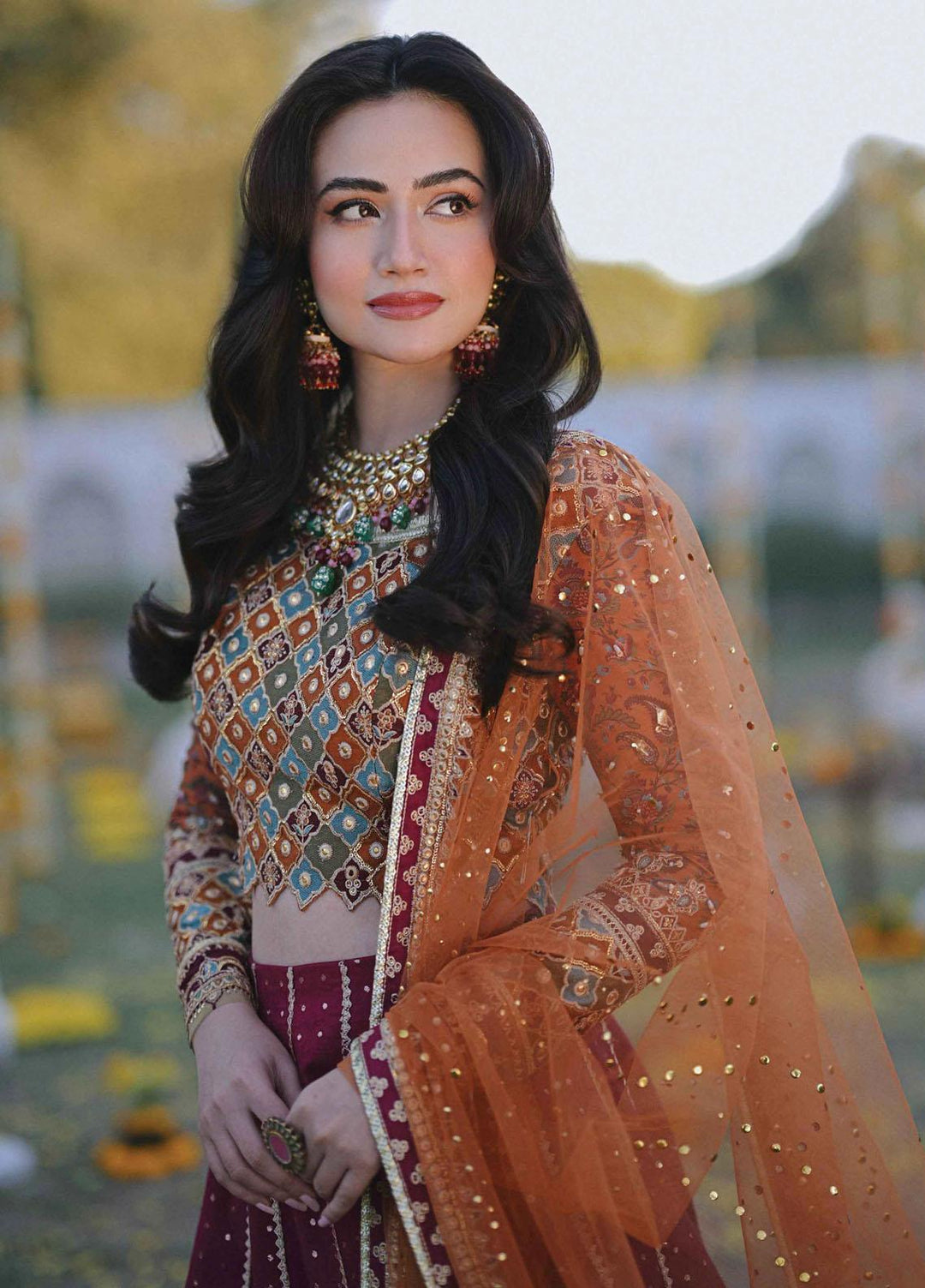 Mastani By Qalamkar Embroidered  Suits Unstitched 3 Piece QLM23M MT-06 Mahroze - Luxury Formal Collection