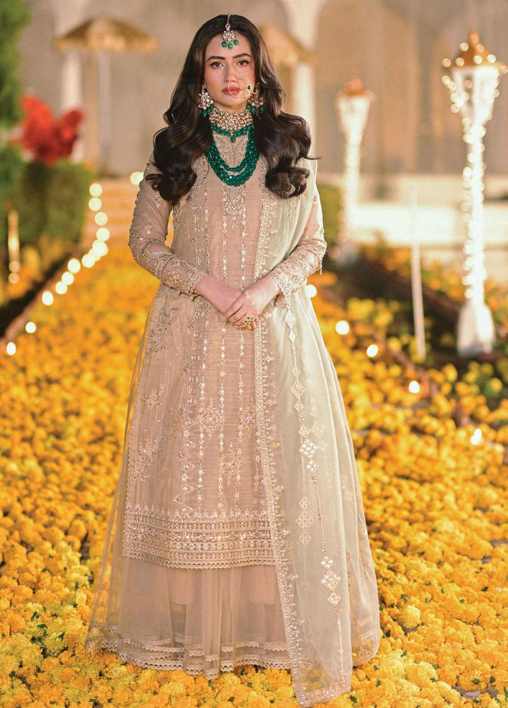 Mastani By Qalamkar Embroidered  Suits Unstitched 3 Piece QLM23M MT-07 Abir - Luxury Formal Collection