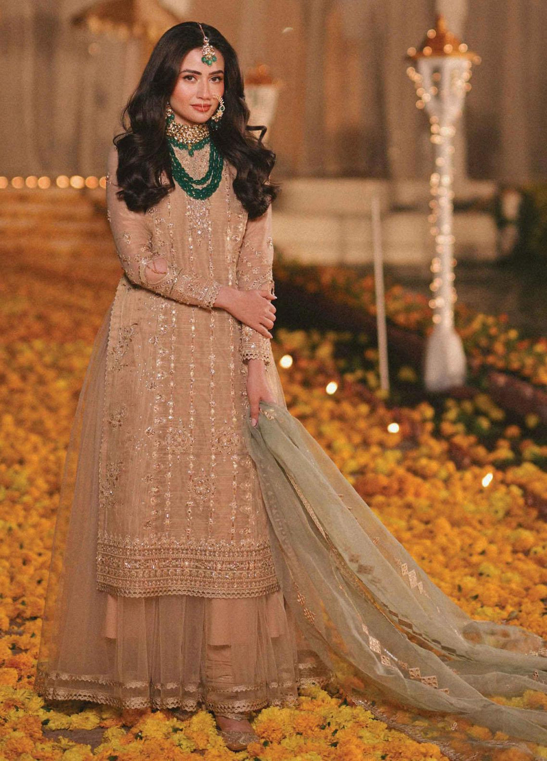 Mastani By Qalamkar Embroidered  Suits Unstitched 3 Piece QLM23M MT-07 Abir - Luxury Formal Collection