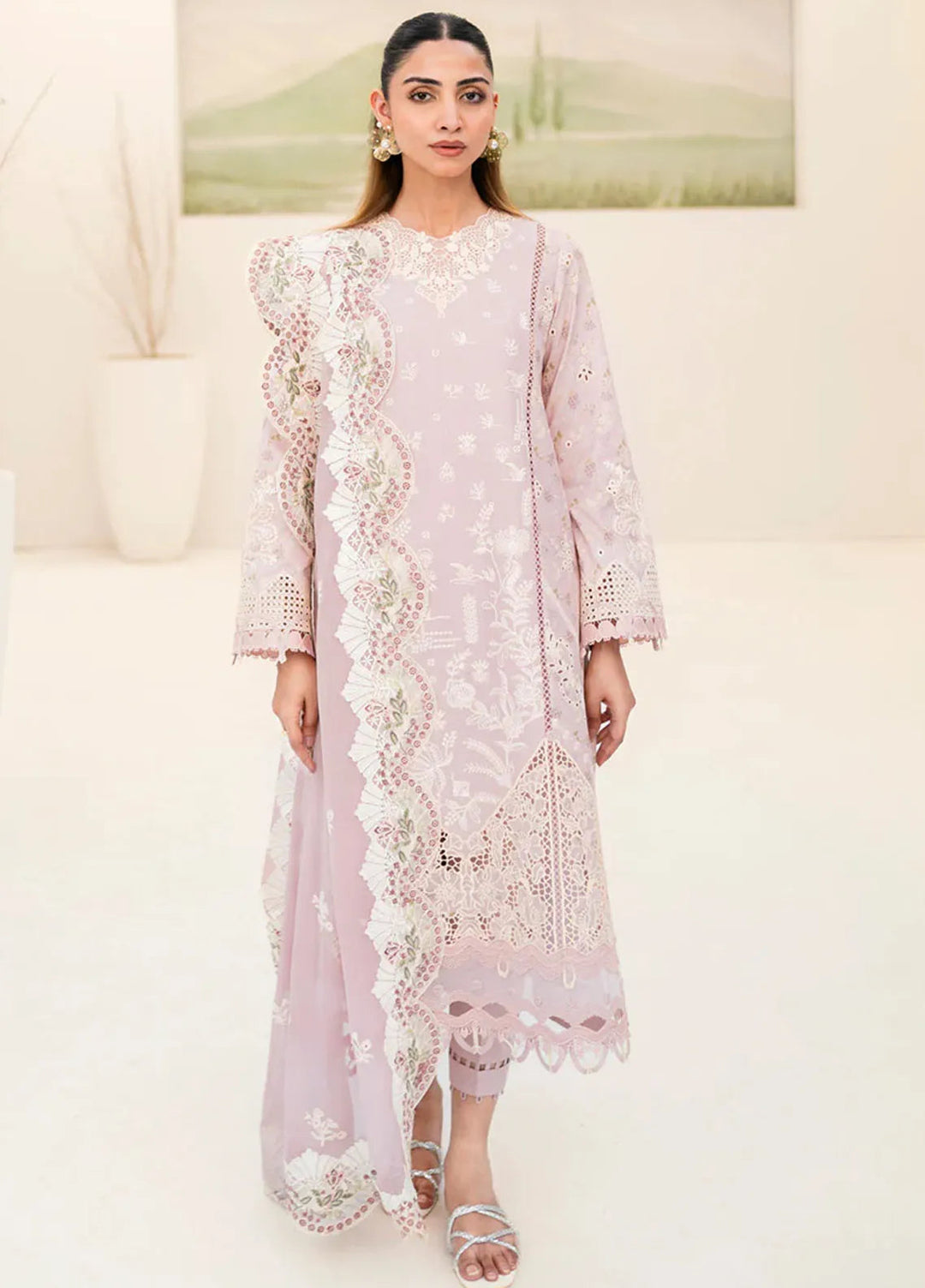 Qalamkar Pret Casual Lawn 3 Piece Suit NM-01 Irene