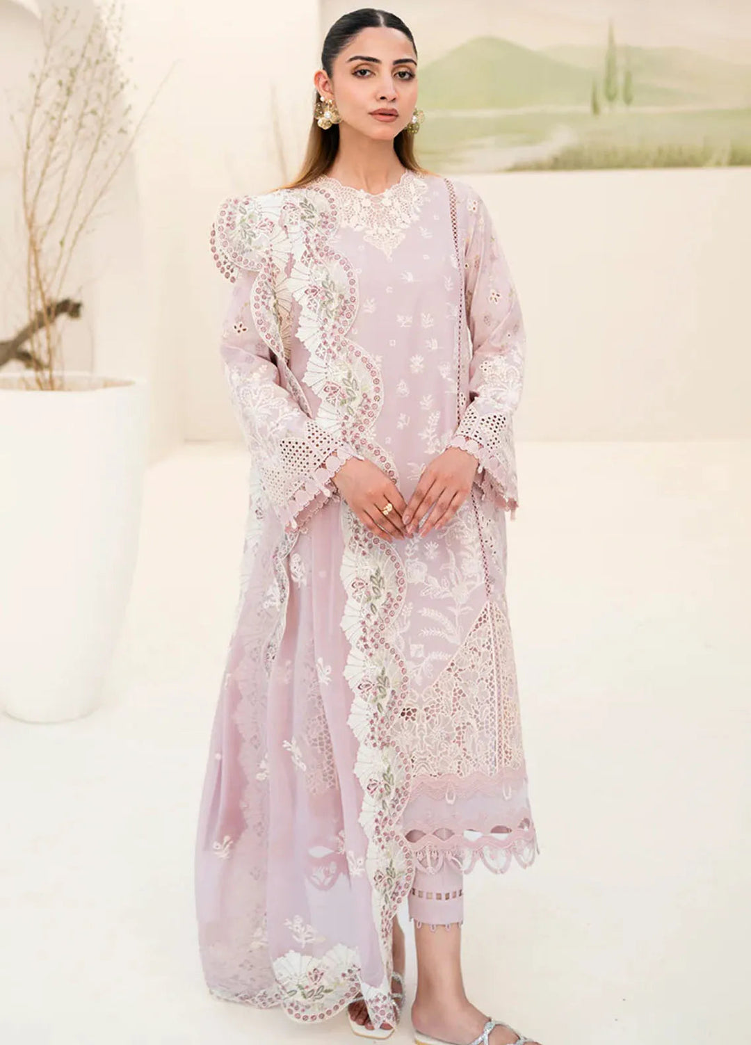 Qalamkar Pret Casual Lawn 3 Piece Suit NM-01 Irene