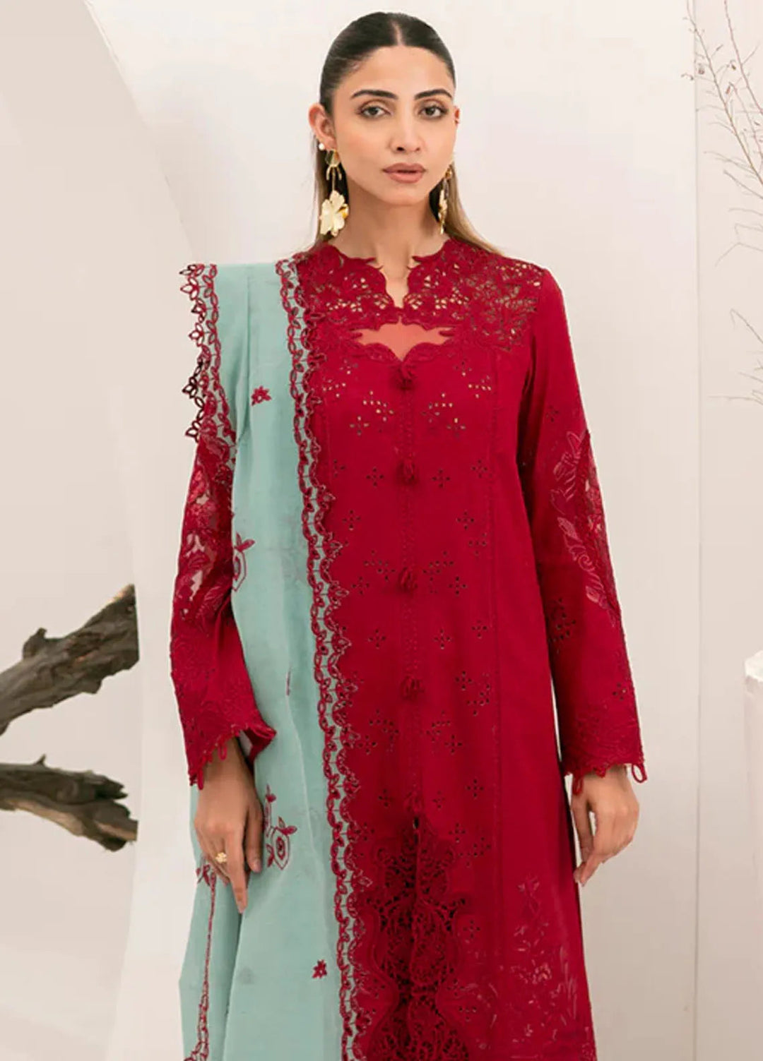 Qalamkar Pret Casual Lawn 3 Piece Suit NM-02 Gia