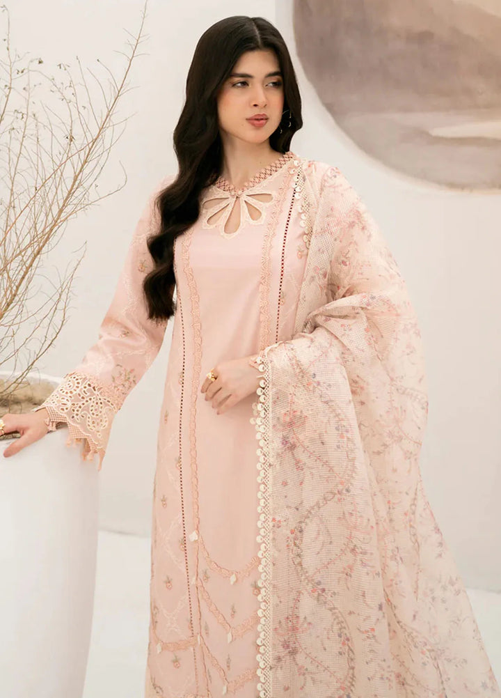 Qalamkar Pret Casual Lawn 3 Piece Suit NM-03 Stella