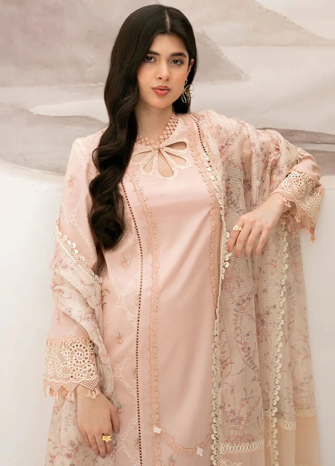 Qalamkar Pret Casual Lawn 3 Piece Suit NM-03 Stella