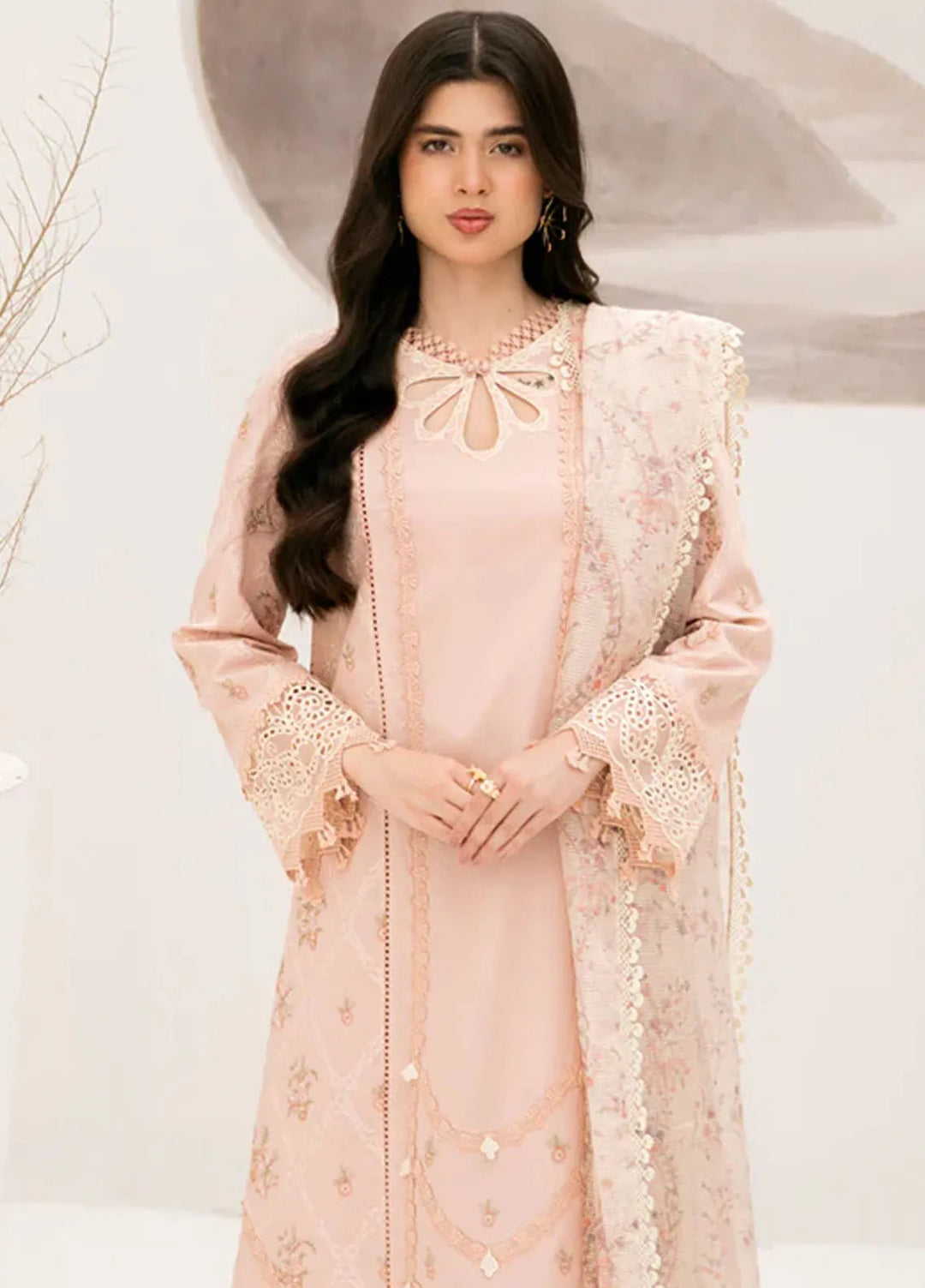 Qalamkar Pret Casual Lawn 3 Piece Suit NM-03 Stella