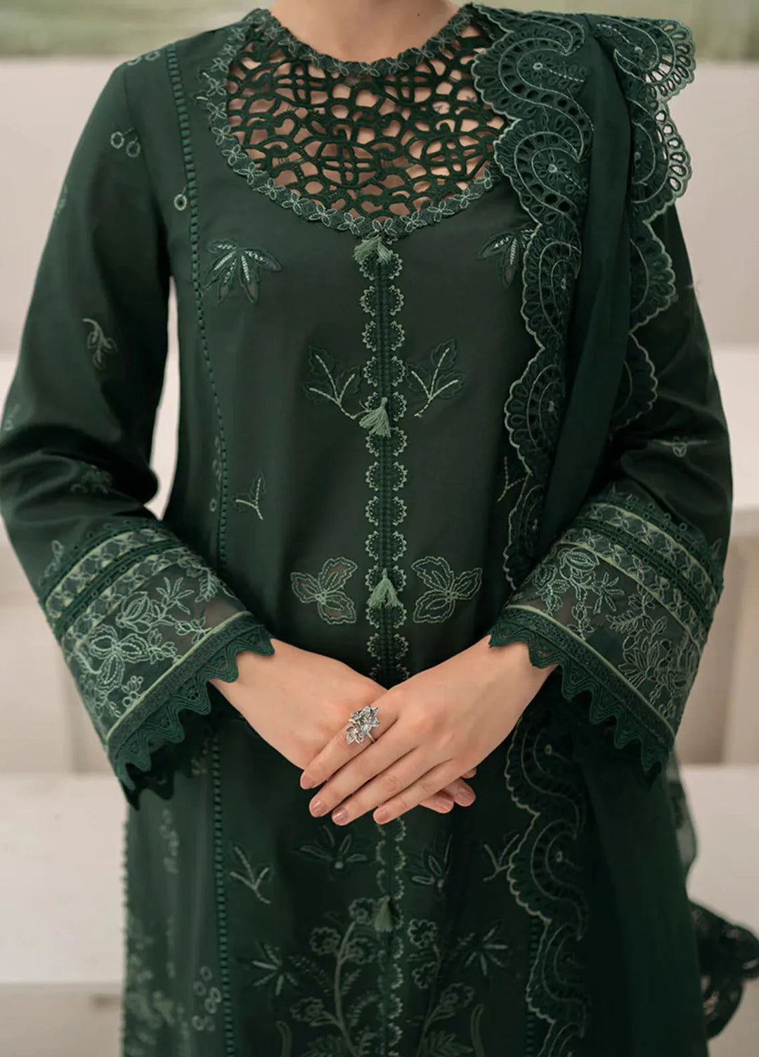 Qalamkar Pret Casual Lawn 3 Piece Suit NM-04 Emma
