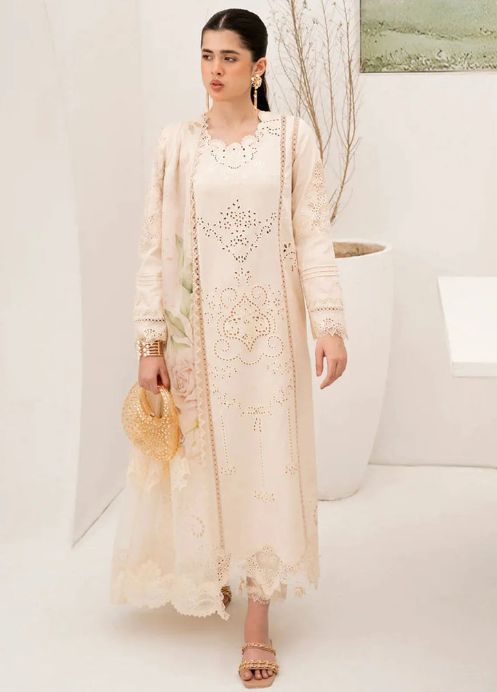 Qalamkar Pret Casual Lawn 3 Piece Suit NM-05 Lila