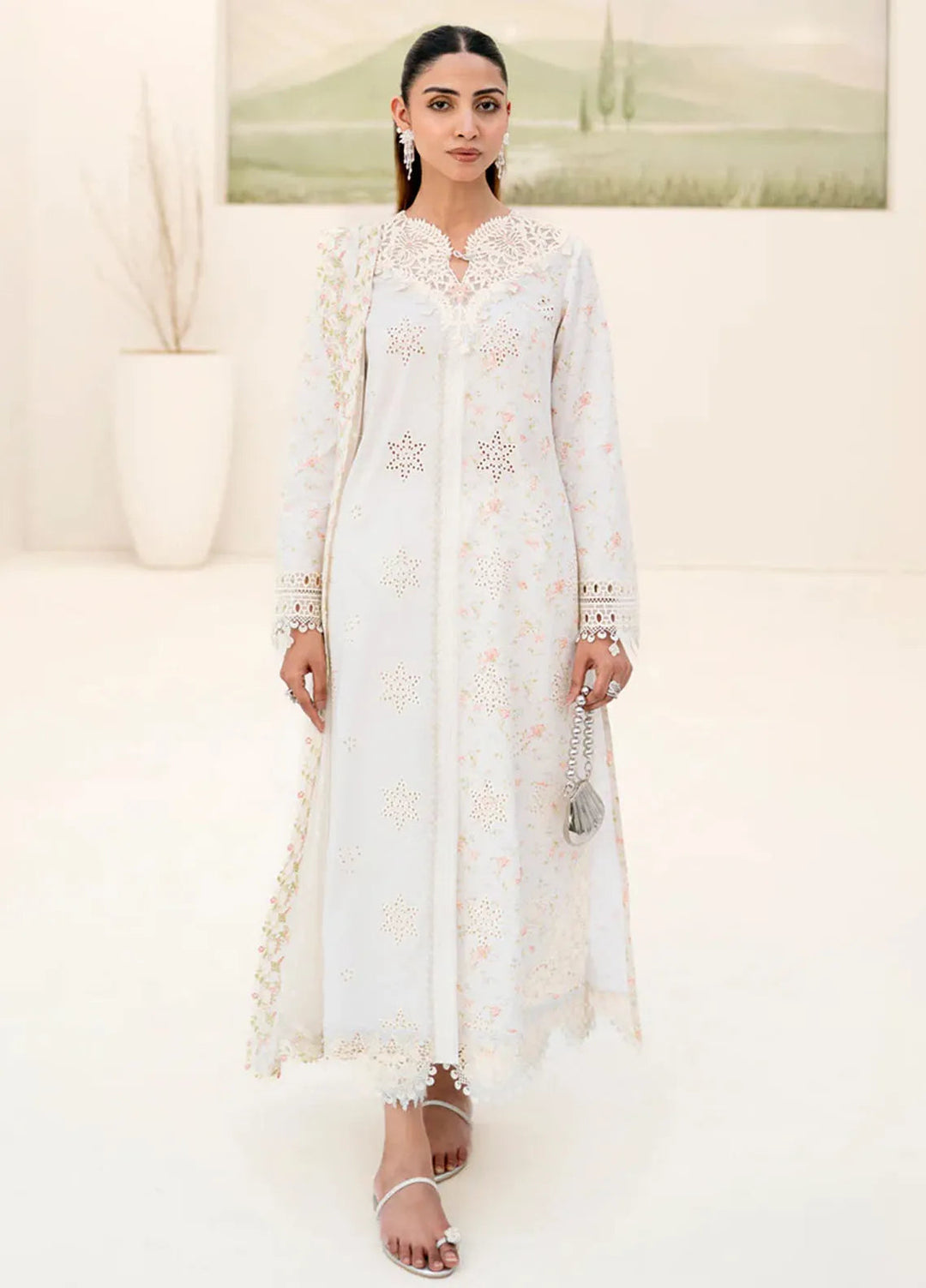 Qalamkar Pret Casual Lawn 3 Piece Suit NM-07 Leda