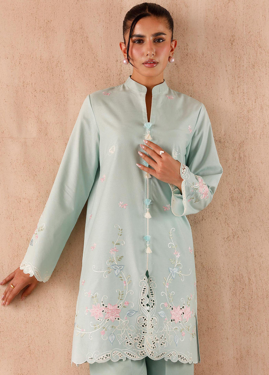 Qalamkar Pret Embroidered Jacquard 2 Piece Suit EP-06 Juni