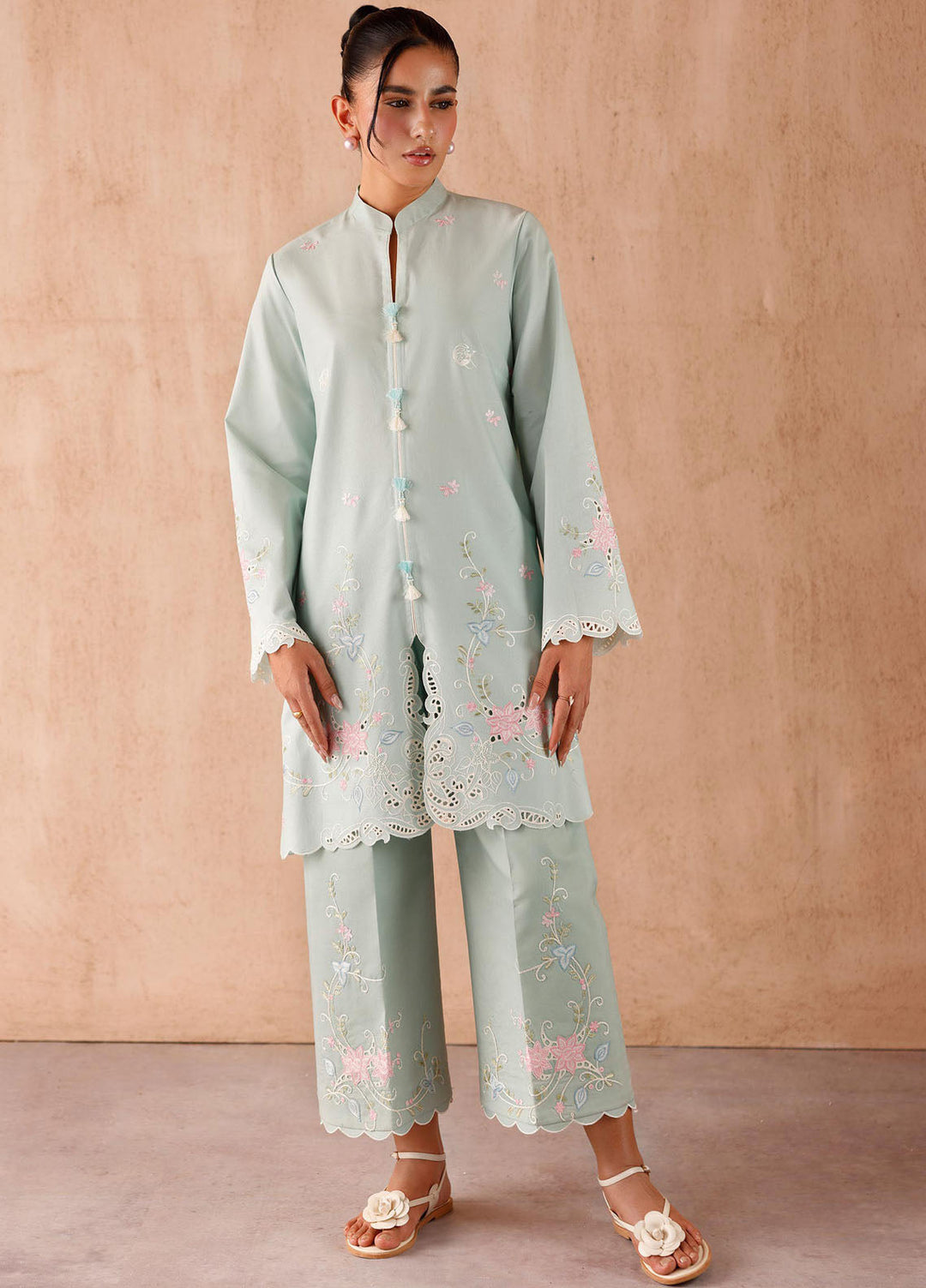 Qalamkar Pret Embroidered Jacquard 2 Piece Suit EP-06 Juni