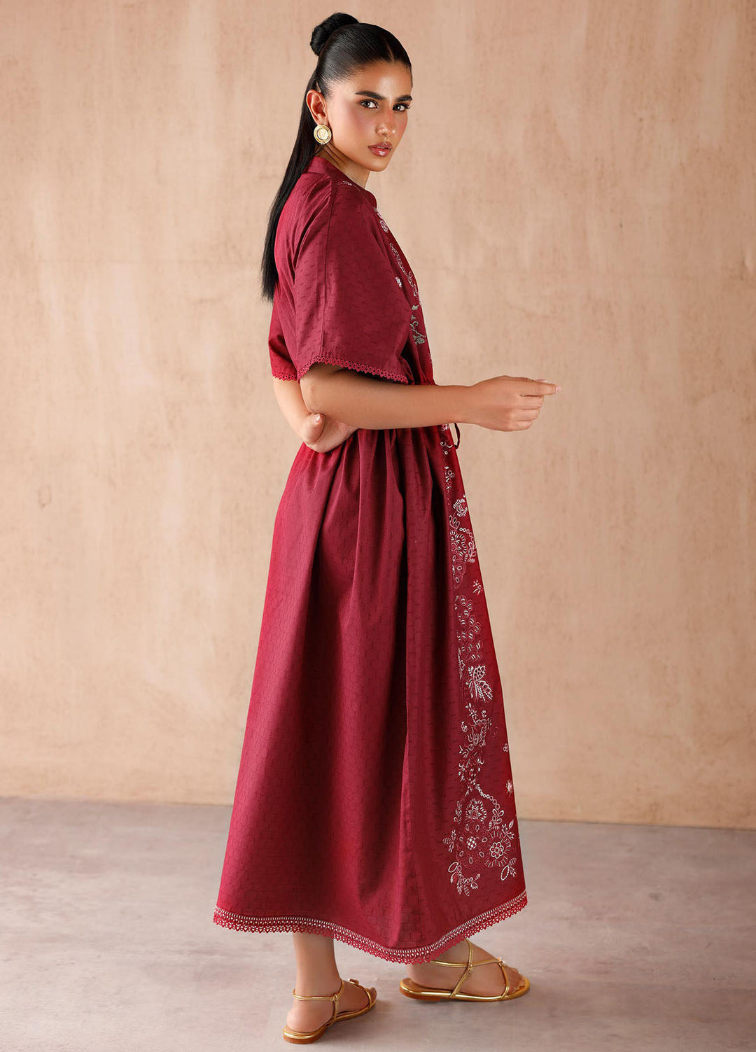 Qalamkar Pret Embroidered Jacquard 2 Piece Suit EP-09 Aria