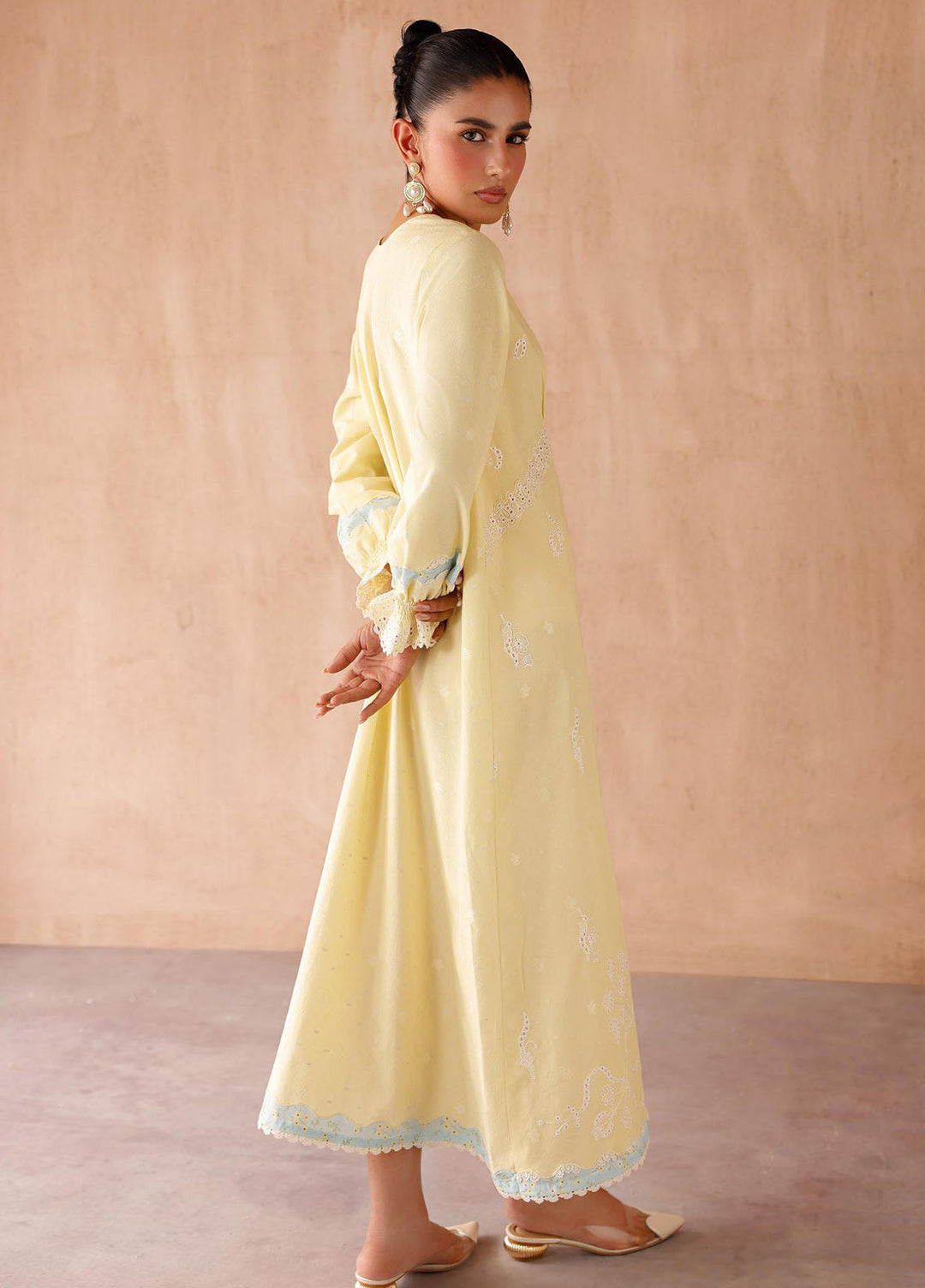 Qalamkar Pret Embroidered Jacquard 2 Piece Suit EP-10 Elin