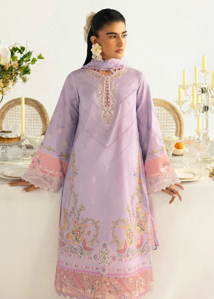 Qalamkar Printed Lawn Suits Unstitched 3 Piece QLM25UL Isla PQ-5B - Summer Collection