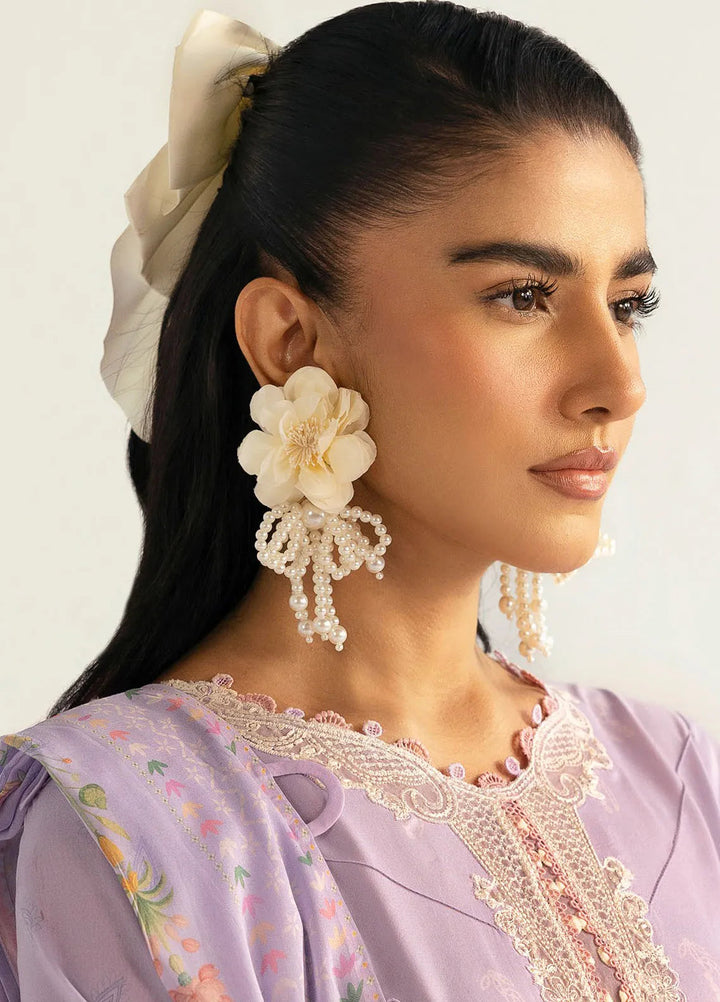 Qalamkar Printed Lawn Suits Unstitched 3 Piece QLM25UL Isla PQ-5B - Summer Collection