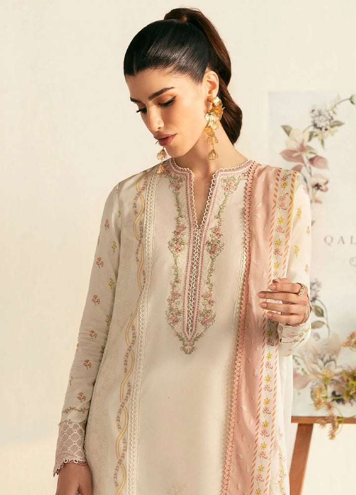 Qalamkar Printed Lawn Suits Unstitched 3 Piece QLM25UL Nena PQ-1 A - Summer Collection