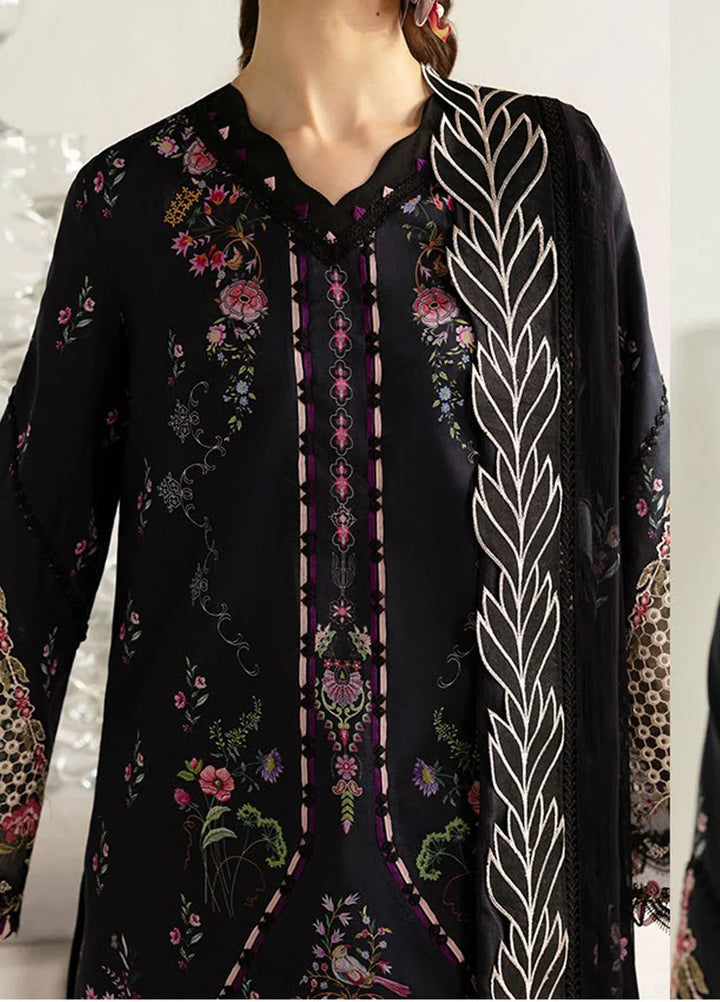 Qalamkar Printed Lawn Suits Unstitched 3 Piece QLM25UL Rida PQ-3 A - Summer Collection