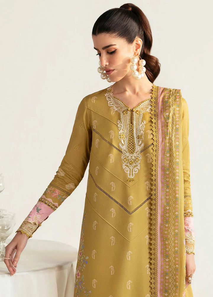 Qalamkar Printed Lawn Suits Unstitched 3 Piece QLM25UL Sian PQ-5A - Summer Collection