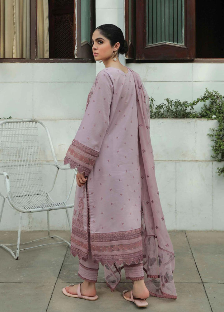 Dastak By Qalamkar Embroidered Lawn Suits Unstitched 3 Piece QLM22QD AQ 04 Elaaf - Summer Collection