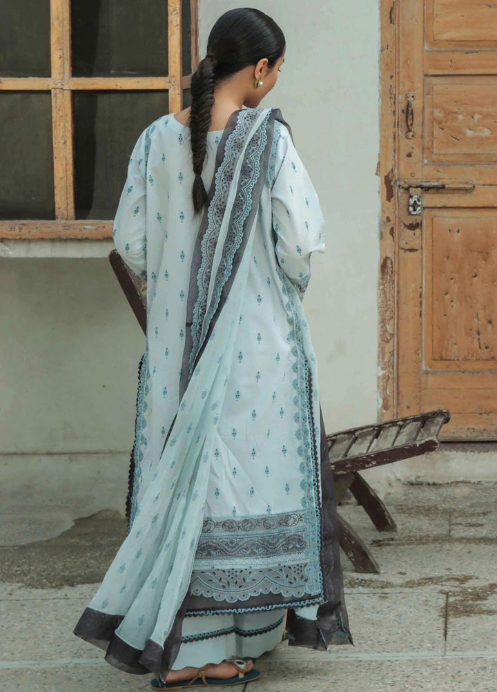 Dastak By Qalamkar Embroidered Lawn Suits Unstitched 3 Piece QLM22QD AQ 05 Feroza - Summer Collection
