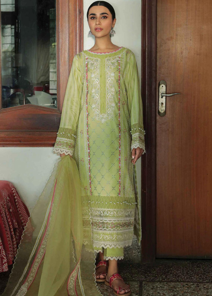 Dastak By Qalamkar Embroidered Lawn Suits Unstitched 3 Piece QLM22QD AQ 06 Zara - Summer Collection