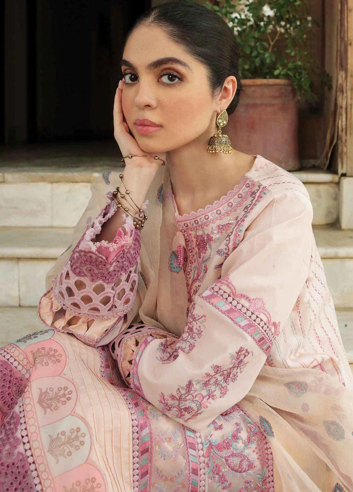 Dastak By Qalamkar Embroidered Lawn Suits Unstitched 3 Piece QLM22QD AQ 08 Samar - Summer Collection