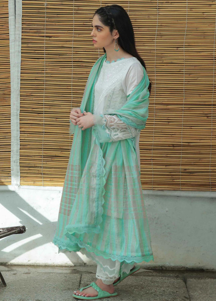 Dastak By Qalamkar Embroidered Lawn Suits Unstitched 3 Piece QLM22QD AQ 09 Naila - Summer Collection