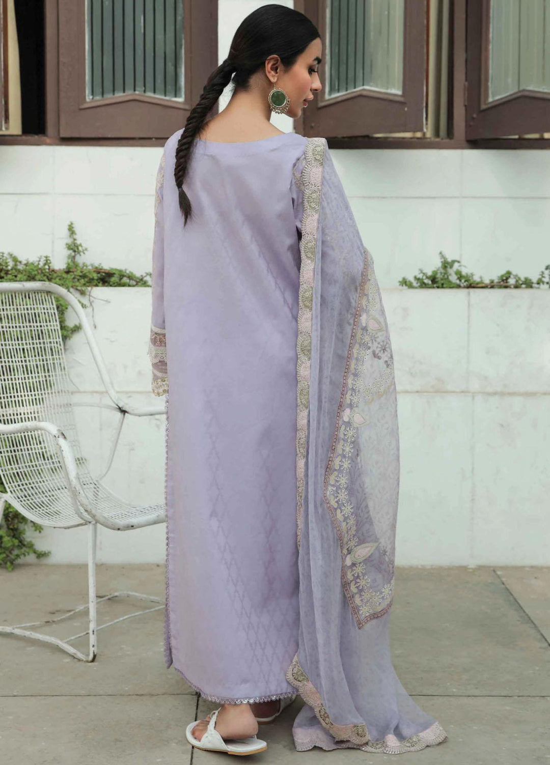 Dastak By Qalamkar Embroidered Lawn Suits Unstitched 3 Piece QLM22QD AQ 11 Amyra - Summer Collection