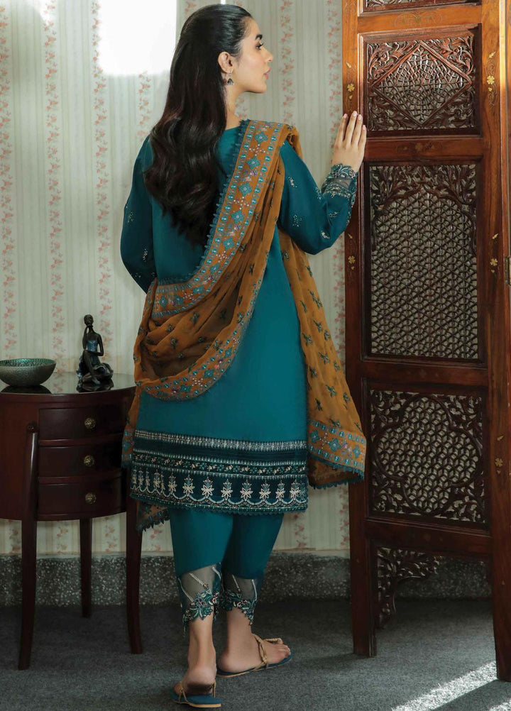 Dastak By Qalamkar Embroidered Lawn Suits Unstitched 3 Piece QLM22QD AQ 12 Amal - Summer Collection
