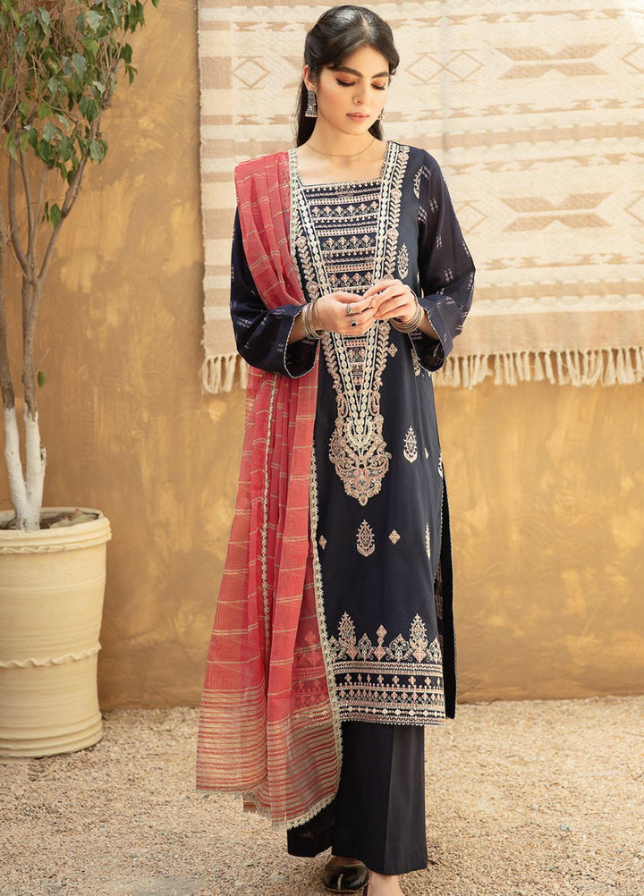 Qline By Qalamkar Embroidered Lawn Suits Unstitched 3 Piece QLM21Q 03 Amna - Summer Collection