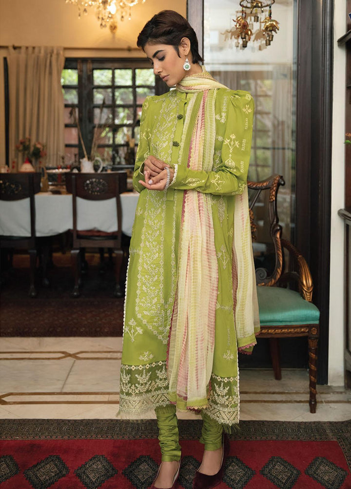 Qline By Qalamkar Embroidered Lawn Suits Unstitched 3 Piece QLM21Q 06 Farzana - Summer Collection
