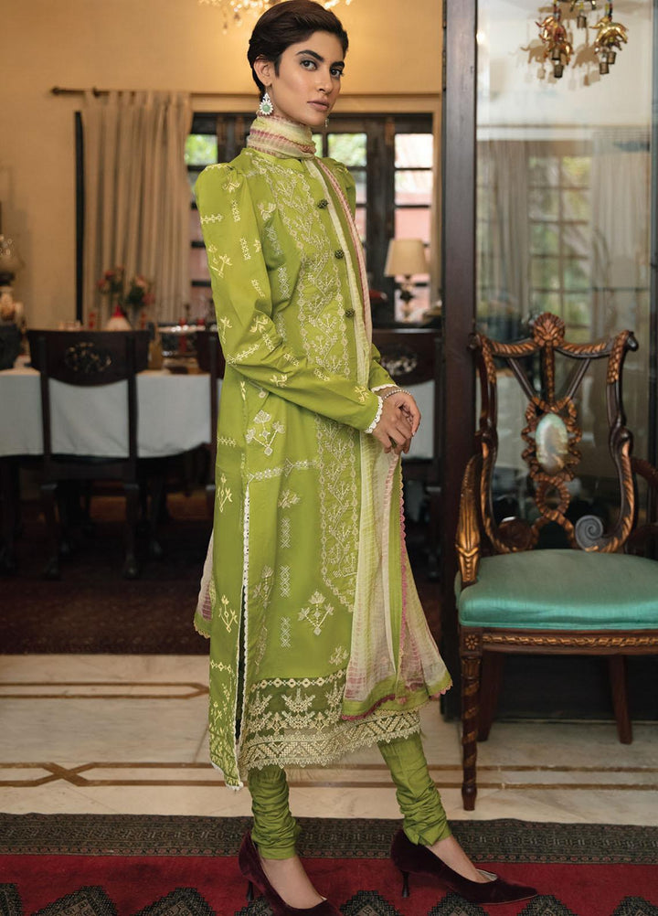 Qline By Qalamkar Embroidered Lawn Suits Unstitched 3 Piece QLM21Q 06 Farzana - Summer Collection