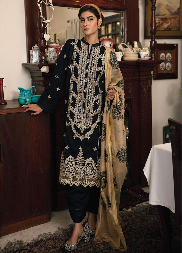Qline By Qalamkar Embroidered Lawn Suits Unstitched 3 Piece QLM21Q 11 Anjuman - Summer Collection