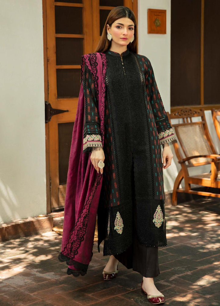 Qalamkar Embroidered Linen Suits Unstitched 3 Piece QLM21LN  NW-03 - Winter Collection