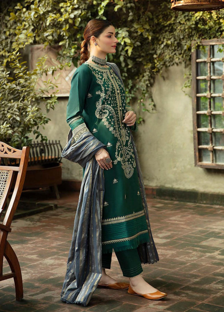 Qalamkar Embroidered Linen Suits Unstitched 3 Piece QLM21LN  NW-04 - Winter Collection