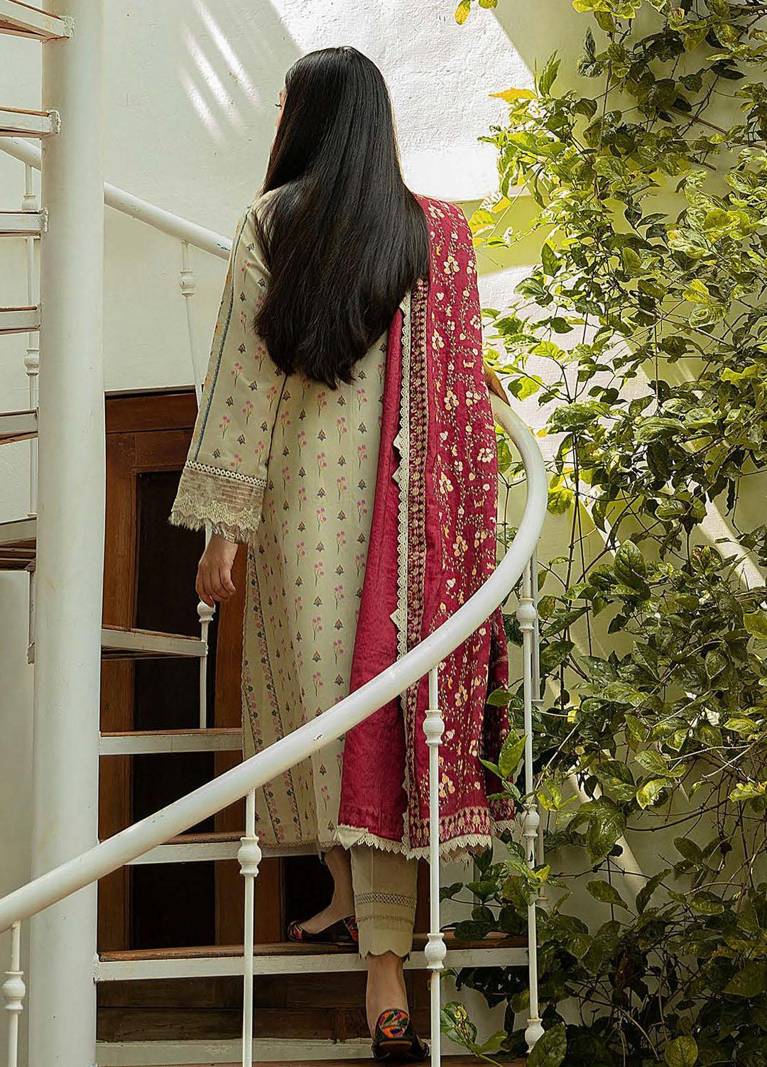 Qalamkar Embroidered Linen Suits Unstitched 3 Piece QLM21LN  NW-05 - Winter Collection