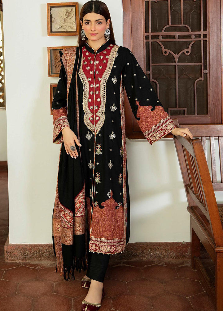 Qalamkar Embroidered Linen Suits Unstitched 3 Piece QLM21LN  NW-08 - Winter Collection