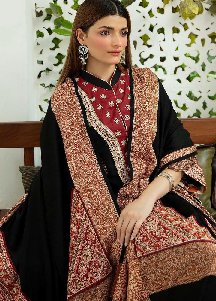 Qalamkar Embroidered Linen Suits Unstitched 3 Piece QLM21LN  NW-08 - Winter Collection