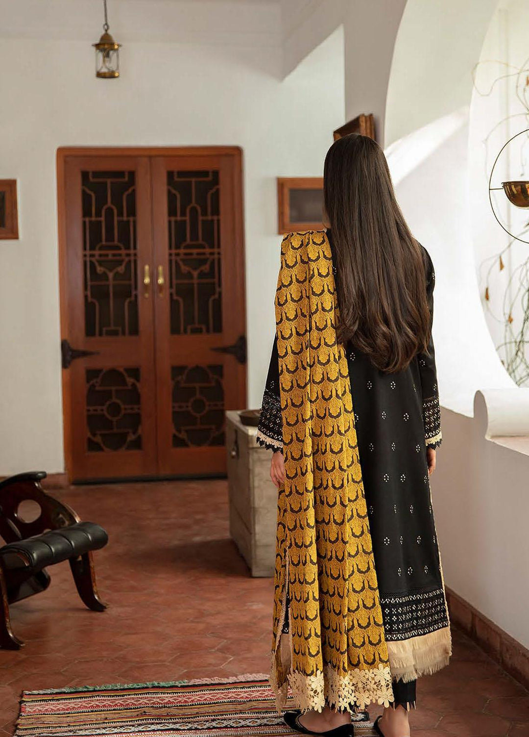 Qalamkar Embroidered Linen Suits Unstitched 3 Piece QLM21LN  NW-10 - Winter Collection