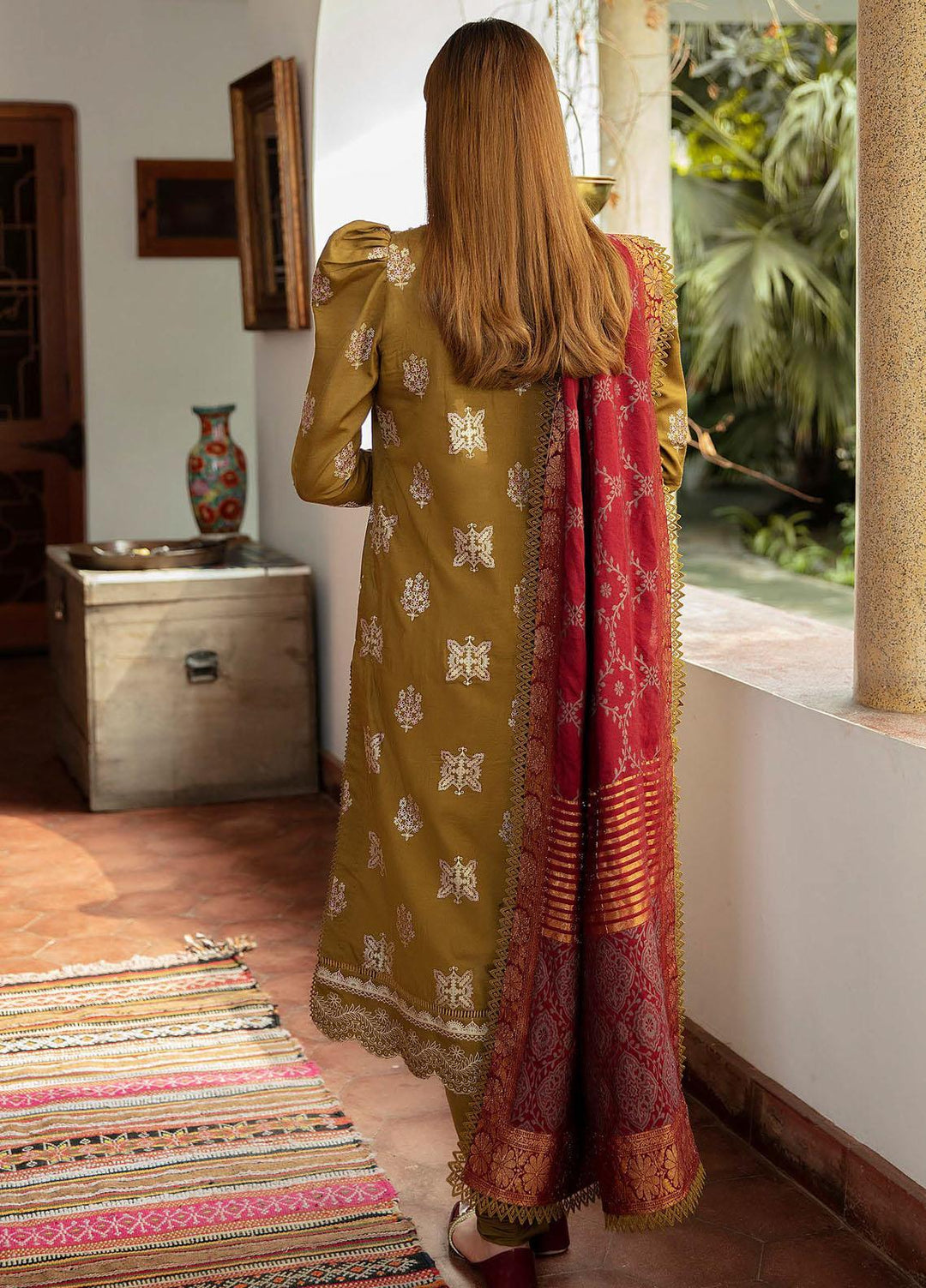 Qalamkar Embroidered Linen Suits Unstitched 3 Piece QLM21LN  NW-11 - Winter Collection