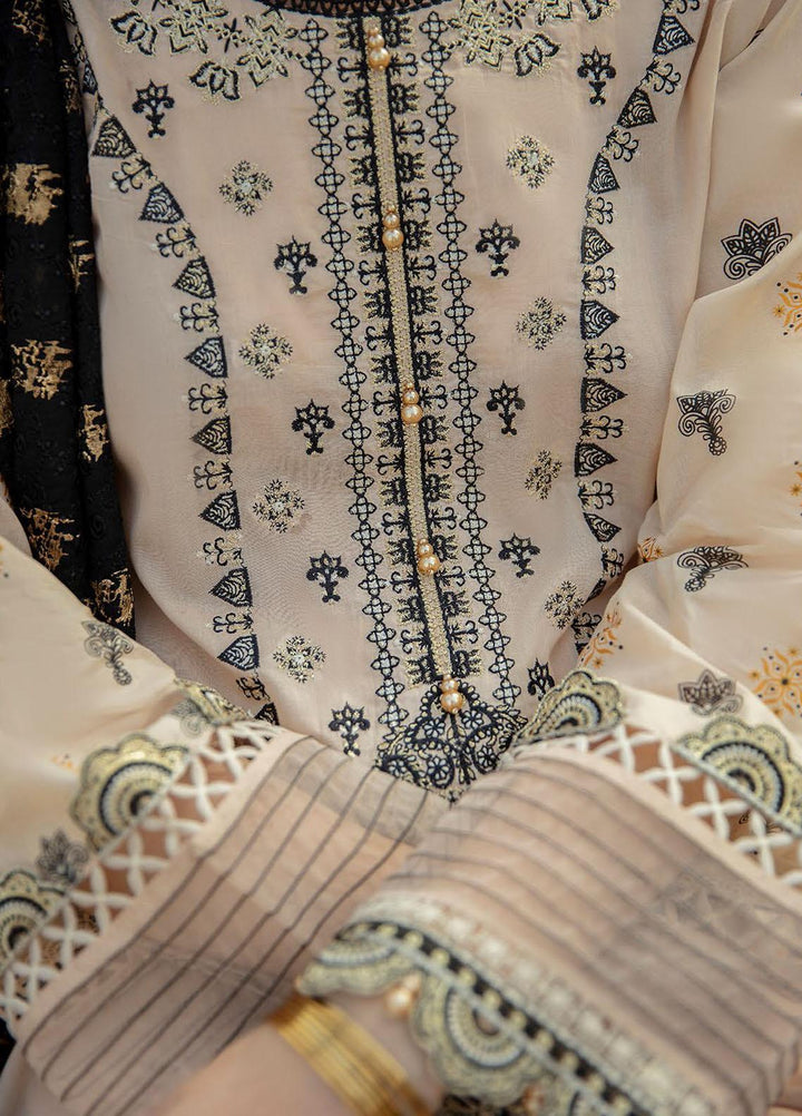 Qalamkar Embroidered Lawn Suits Unstitched 3 Piece QLM21QL EE-01 - Luxury Collection