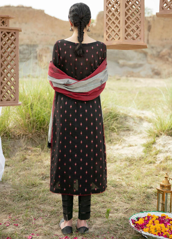 Qalamkar Embroidered Lawn Suits Unstitched 3 Piece QLM21QL EE-02 - Luxury Collection